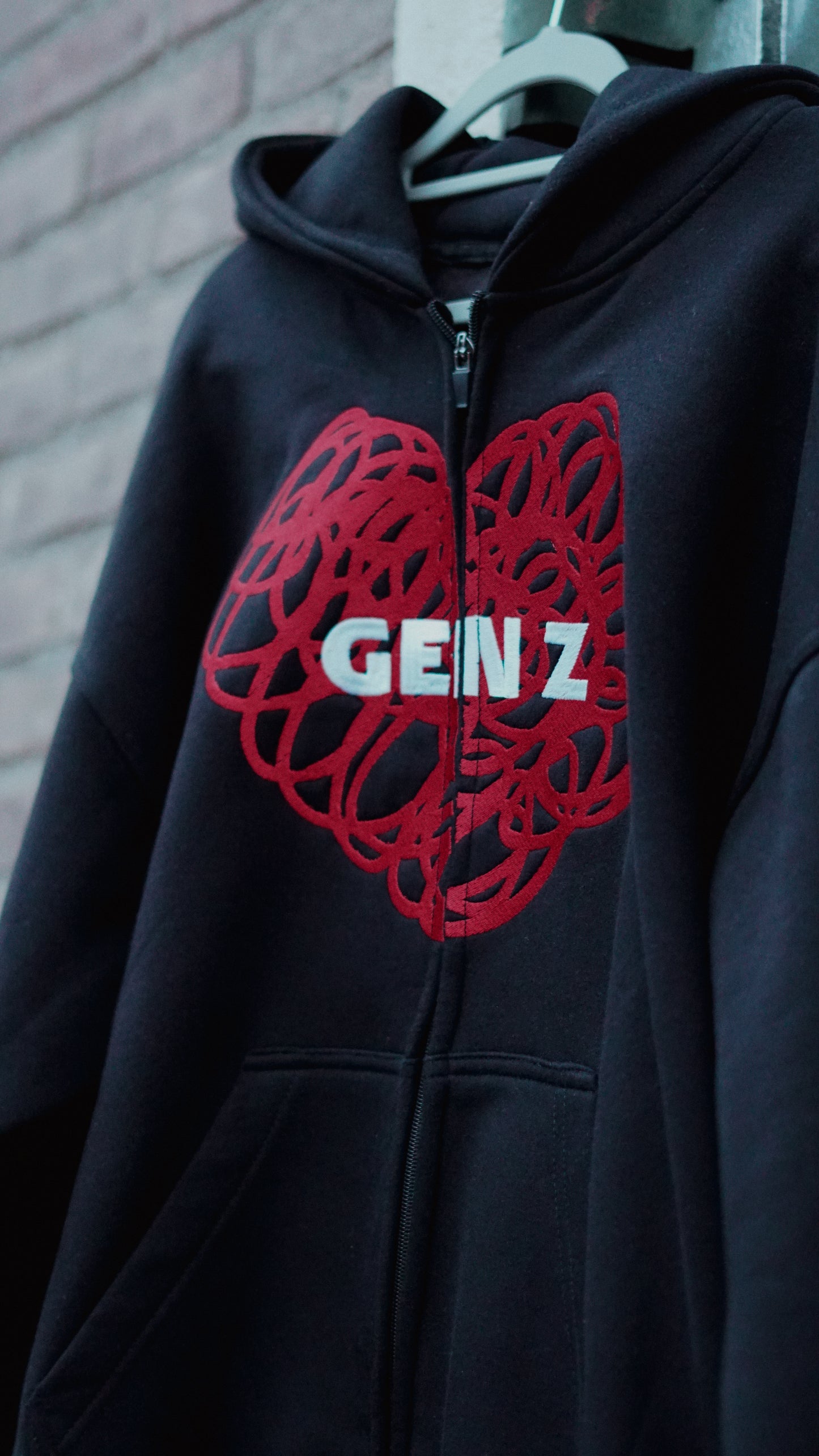 WC β25 Heavyweight Zip-Up Hoodie (Black)