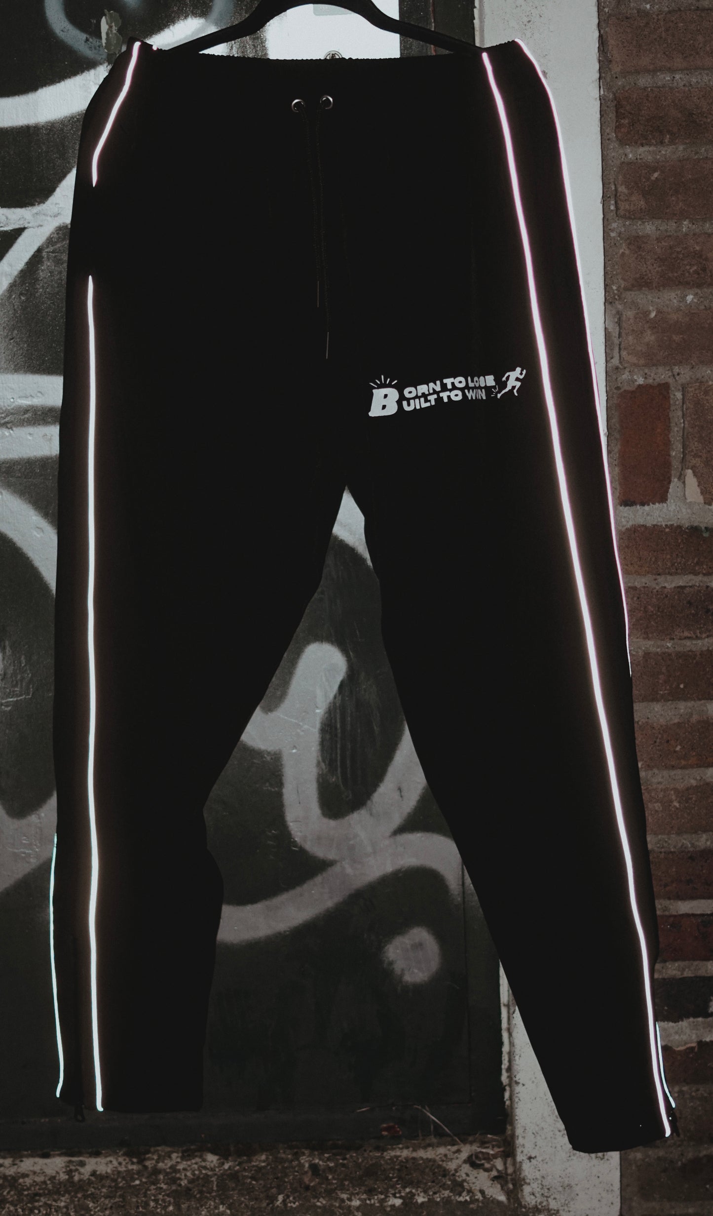 Reflective Performance Track Pants (Black)
